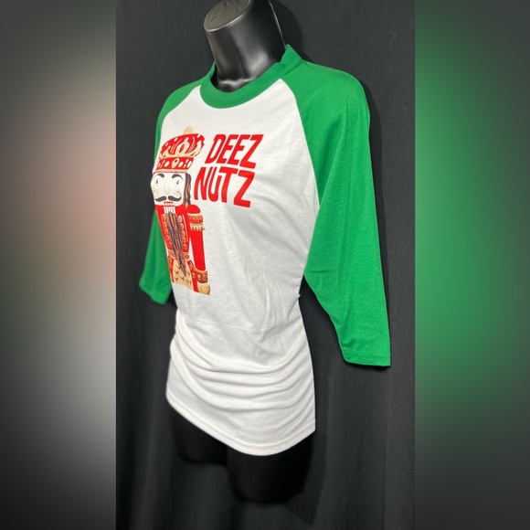 21 Threads Deez nuts 3/4 sleeve shirt - Picture 3 of 8